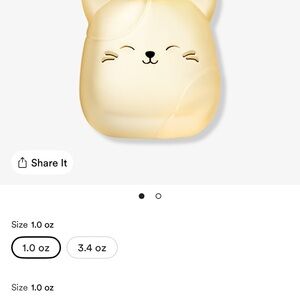 Squishmallows Cream Cat fragrance